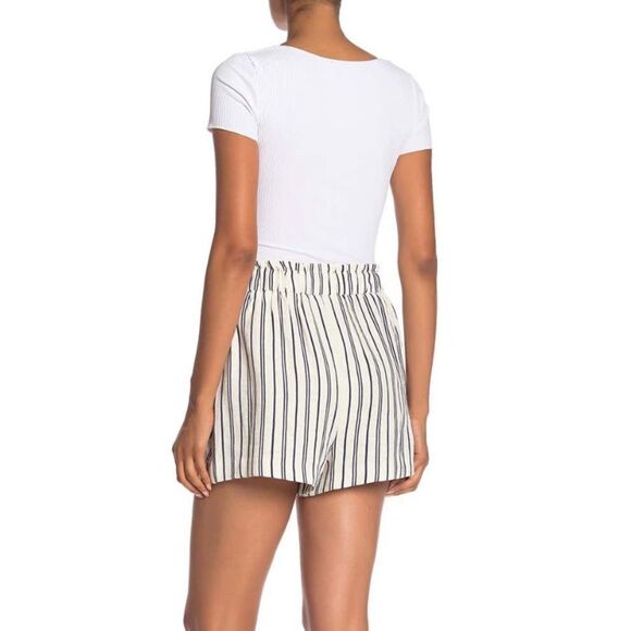 NWT Milly Kori Linen Blend Tie Shorts - Picture 2 of 6